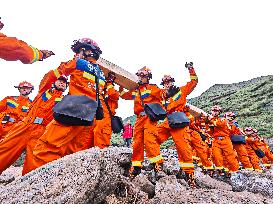 Yuzhong Mountain Torrents Rescue Efforts - China