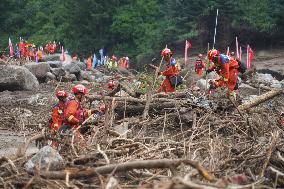 Yuzhong Mountain Torrents Rescue Efforts - China