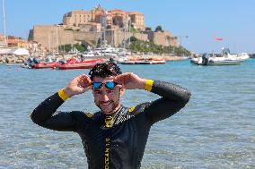 Noam Yaron Attempts to Swim the 180 Km from Calvi to Monaco