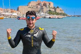 Noam Yaron Attempts to Swim the 180 Km from Calvi to Monaco