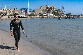 Noam Yaron Attempts to Swim the 180 Km from Calvi to Monaco