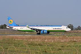 Fiumicino, Italy, Aircraft to Fiumicino Airport