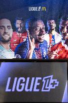 Illustrations of Ligue 1+ television channel - Paris