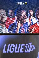 Illustrations of Ligue 1+ television channel - Paris