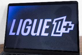 Illustrations of Ligue 1+ television channel - Paris