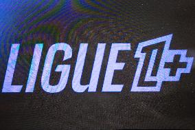 Illustrations of Ligue 1+ television channel - Paris