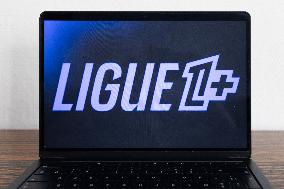 Illustrations of Ligue 1+ television channel - Paris