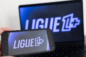 Illustrations of Ligue 1+ television channel - Paris