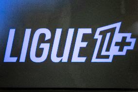 Illustrations of Ligue 1+ television channel - Paris