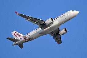 Fiumicino, Italy, Aircraft to Fiumicino Airport