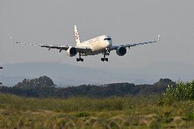 Fiumicino, Italy, Aircraft to Fiumicino Airport