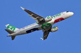 Fiumicino, Italy, Aircraft to Fiumicino Airport