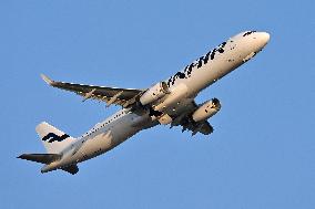 Fiumicino, Italy, Aircraft to Fiumicino Airport