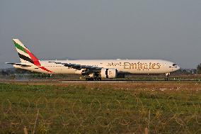 Fiumicino, Italy, Aircraft to Fiumicino Airport