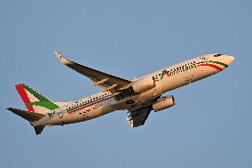 Fiumicino, Italy, Aircraft to Fiumicino Airport