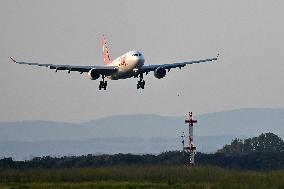 Fiumicino, Italy, Aircraft to Fiumicino Airport