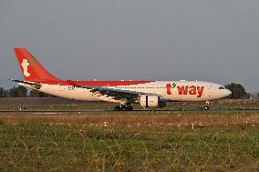Fiumicino, Italy, Aircraft to Fiumicino Airport