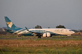 Fiumicino, Italy, Aircraft to Fiumicino Airport