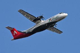 Fiumicino, Italy, Aircraft to Fiumicino Airport