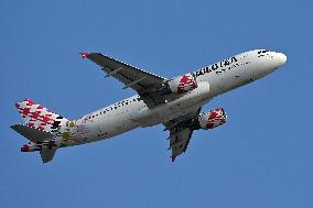 Fiumicino, Italy, Aircraft to Fiumicino Airport