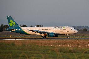 Fiumicino, Italy, Aircraft to Fiumicino Airport