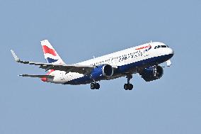 Fiumicino, Italy, Aircraft to Fiumicino Airport