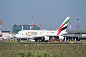 Fiumicino, Italy, Aircraft to Fiumicino Airport