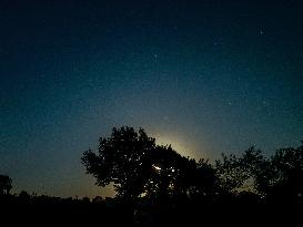 Moonrise in Aveyron - France