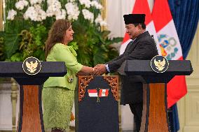 Peru President Visits Jakarta - Indonesia
