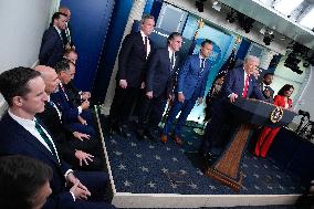 Donald Trump Holds A Press Conference - Washington DC