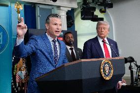 Donald Trump Holds A Press Conference - Washington DC
