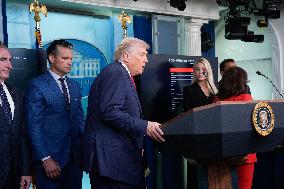 Donald Trump Holds A Press Conference - Washington DC