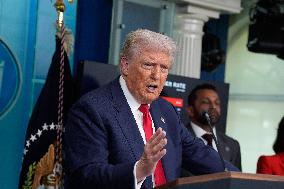 Donald Trump Holds A Press Conference - Washington DC