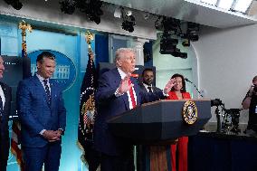 Donald Trump Holds A Press Conference - Washington DC