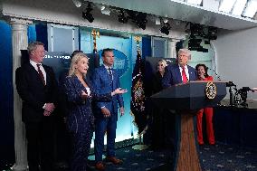 Donald Trump Holds A Press Conference - Washington DC