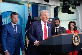 Donald Trump Holds A Press Conference - Washington DC