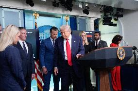 Donald Trump Holds A Press Conference - Washington DC