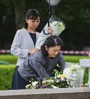 Princesses visit Hiroshima