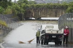 Torrential rain in Kumamoto Pref.