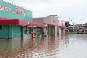 Torrential rain in Kumamoto Pref.