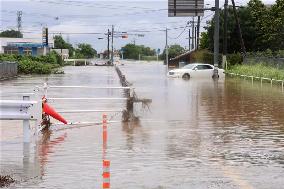 Torrential rain in Kumamoto Pref.