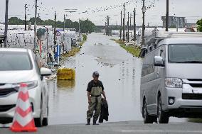 Torrential rain in Kumamoto Pref.
