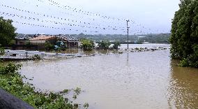 Torrential rain in Kumamoto Pref.