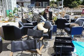 Aftermath of torrential rain in Kumamoto Pref.