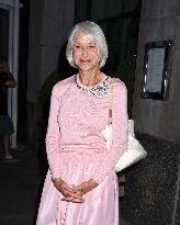 Helen Mirren Returns to Hotel After Tonight Show Appearance - NYC