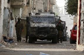 MIDEAST-WEST BANK-NABLUS-ISRAELI RAID