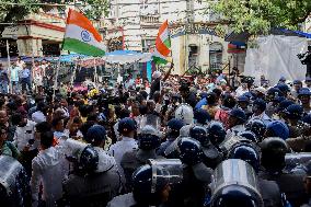 Protesters Clash with Police - India