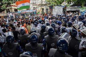 Protesters Clash with Police - India