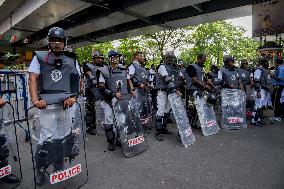 Protesters Clash with Police - India