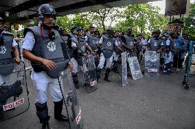 Protesters Clash with Police - India